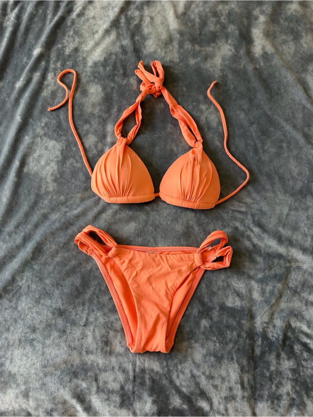 Orange Halter Bikini Set - Women Swim by Swim Systems.
